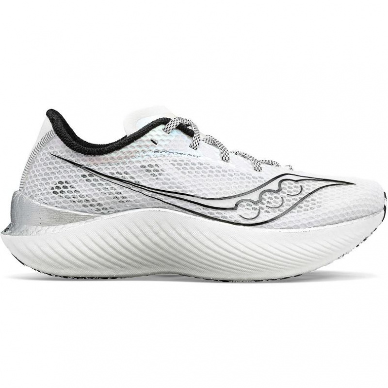 White Women\'s Saucony Endorphin Pro 3 Running Shoes | SINGAPORE-KTFOC