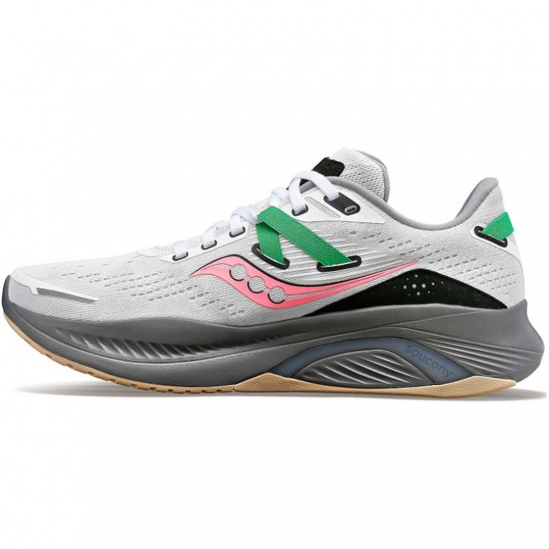 White Women's Saucony Guide 16 Running Shoes | SG-VLDZF