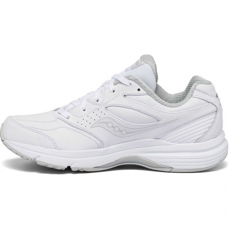 White Women's Saucony Integrity Walker 3 Wide Running Shoes | SINGAPORE-PGRED