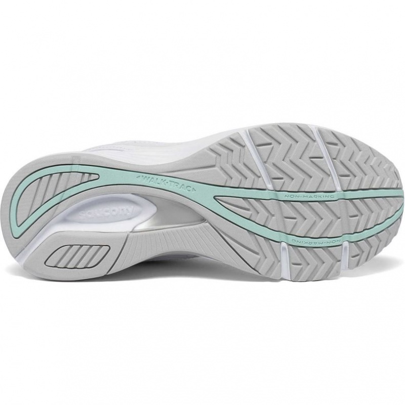 White Women's Saucony Integrity Walker 3 Wide Running Shoes | SINGAPORE-PGRED