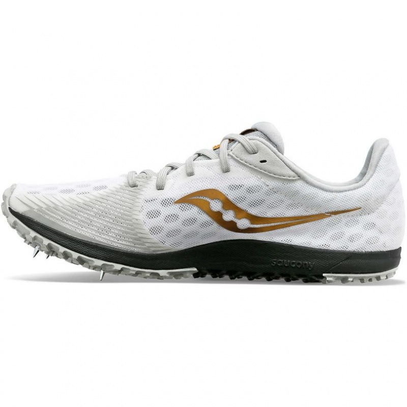 White Women's Saucony Kilkenny XC9 Spikes | SINGAPORE-WJFUM