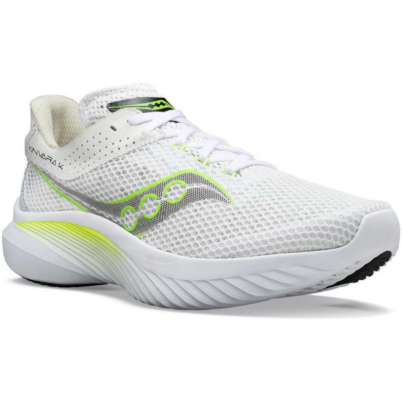 White Women's Saucony Kinvara 14 Running Shoes | SG-GCDSV