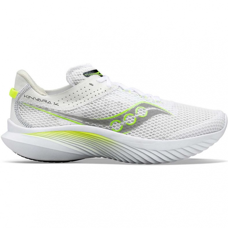 White Women\'s Saucony Kinvara 14 Running Shoes | SG-GCDSV