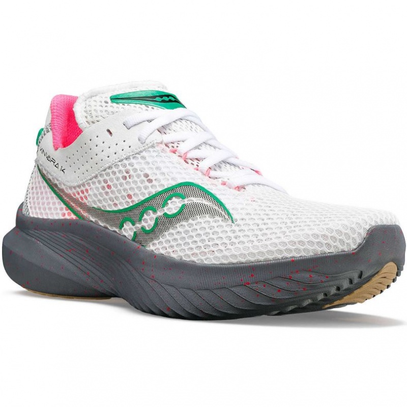 White Women's Saucony Kinvara 14 Running Shoes | SINGAPORE-ZIALN