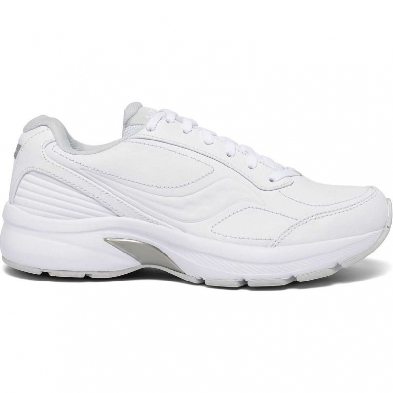 White Women\'s Saucony Omni Walker 3 Walking Shoes | SG-XVGNW