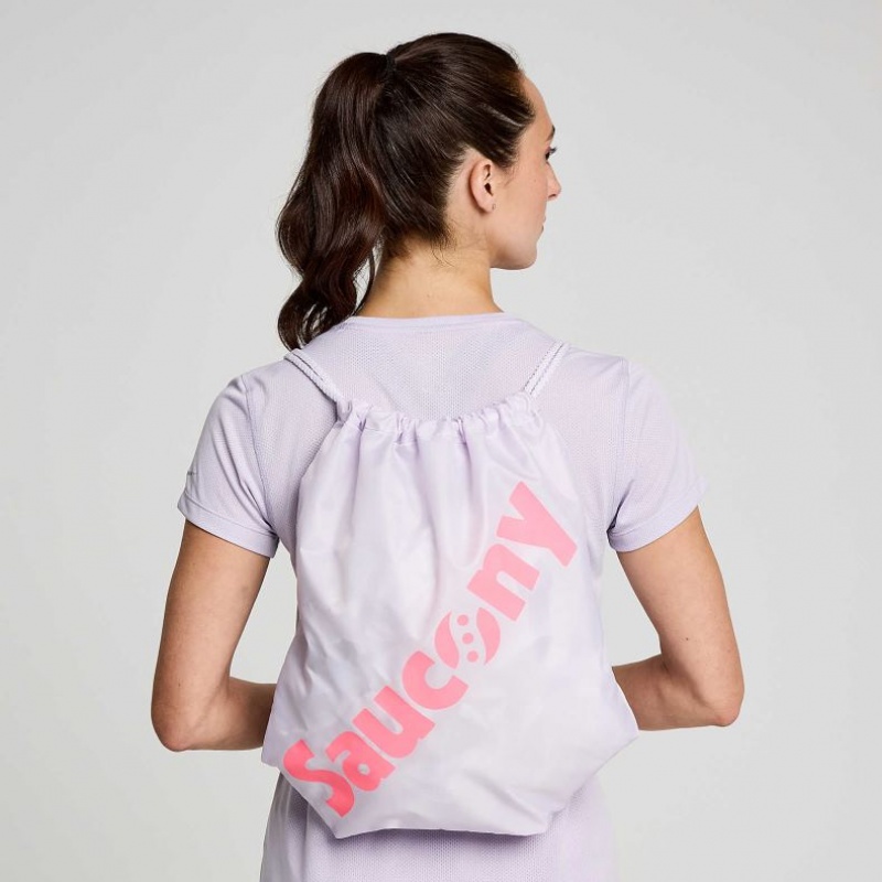 White Women\'s Saucony String Bag | SINGAPORE-OVZFK