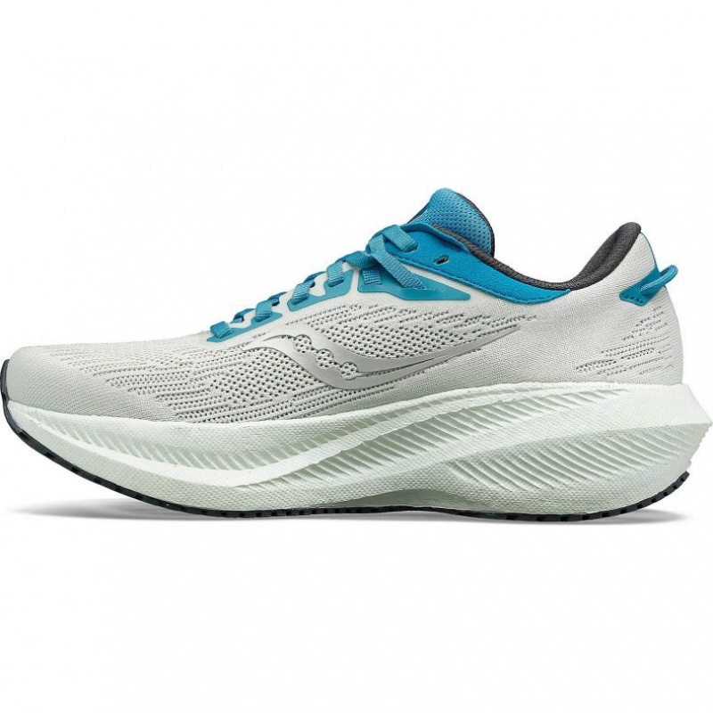 White Women's Saucony Triumph 21 Running Shoes | SG-SPJUM