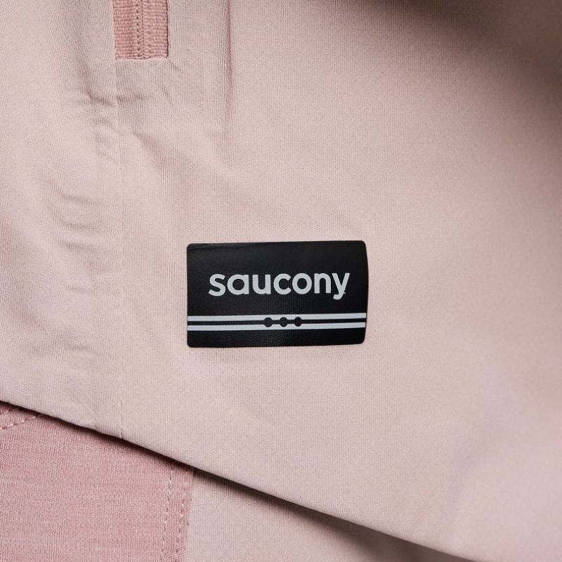 White / Pink Women's Saucony Runshield Jacket | SG-TJLSH