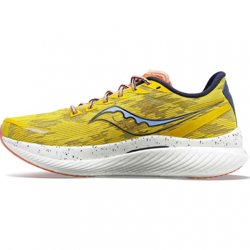 Yellow Men's Saucony Endorphin Speed 3 Running Shoes | SG-ZAGYW