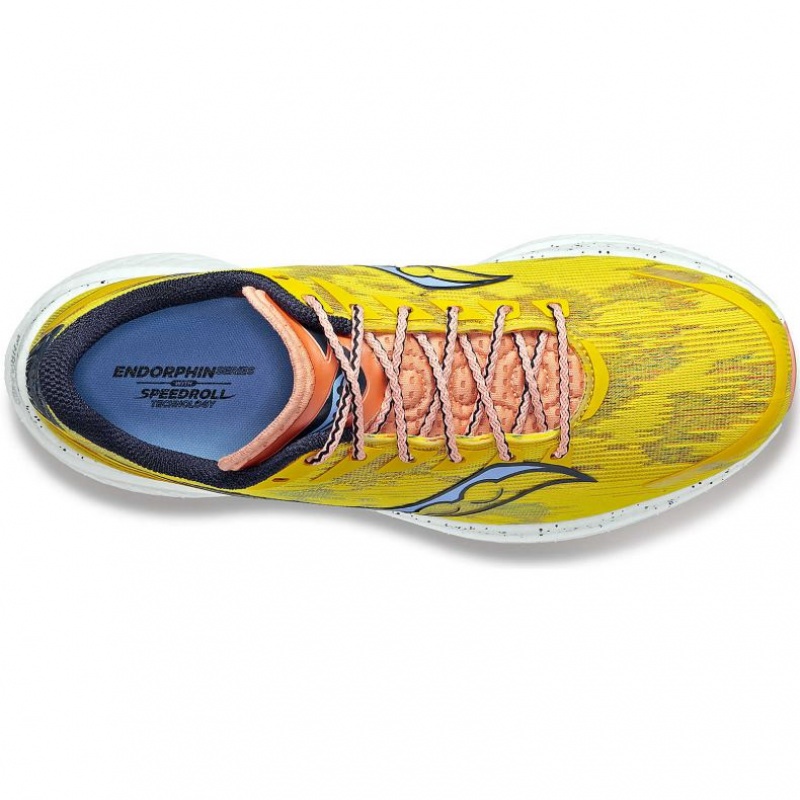 Yellow Men's Saucony Endorphin Speed 3 Running Shoes | SG-ZAGYW