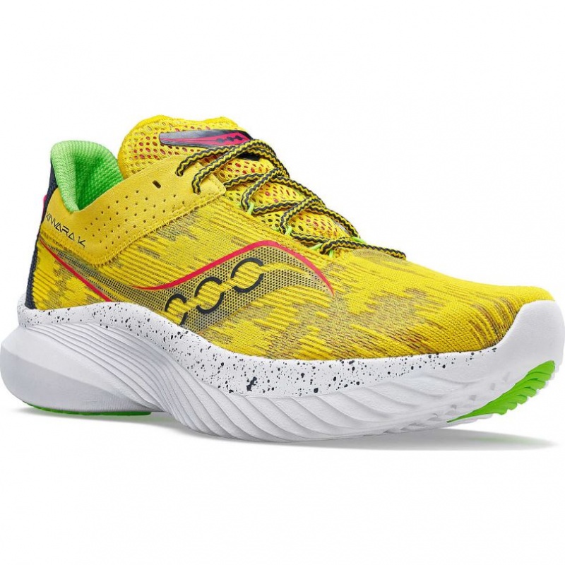 Yellow Men's Saucony Kinvara 14 Running Shoes | SG-GSCOE