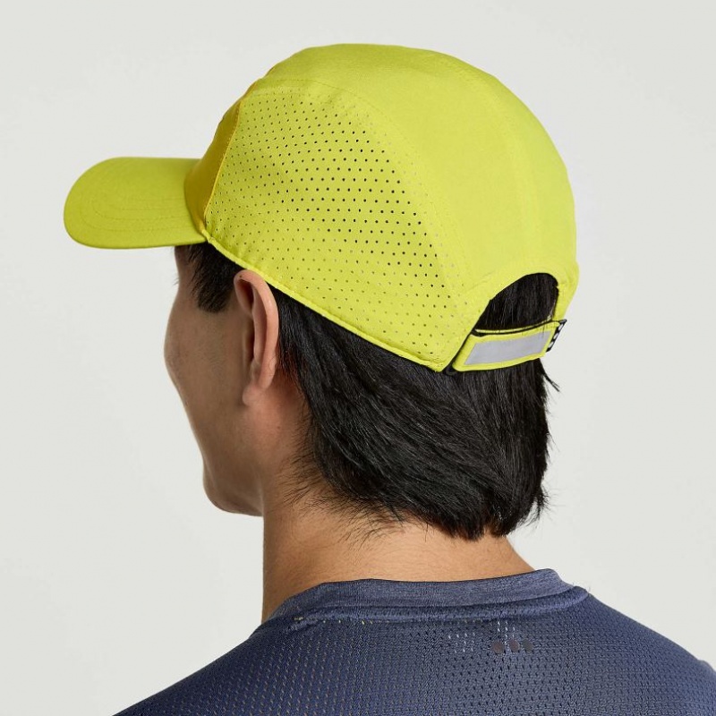 Yellow Men's Saucony Outpace Hat | SINGAPORE-IJCBU