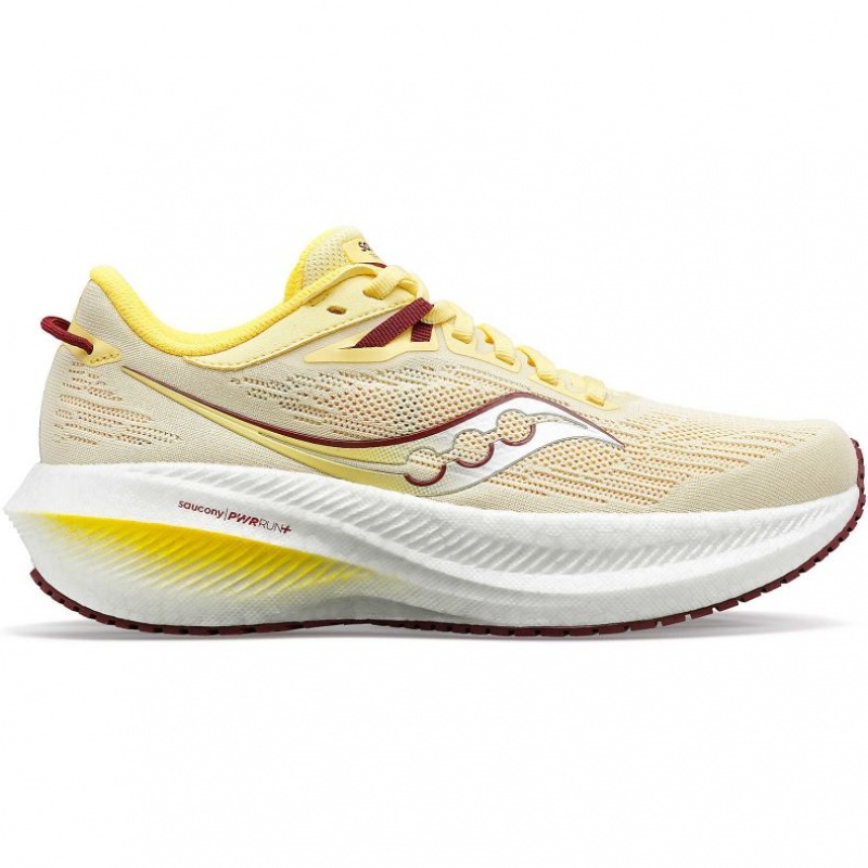 Yellow Women\'s Saucony Triumph 21 Running Shoes | SINGAPORE-UCNQZ